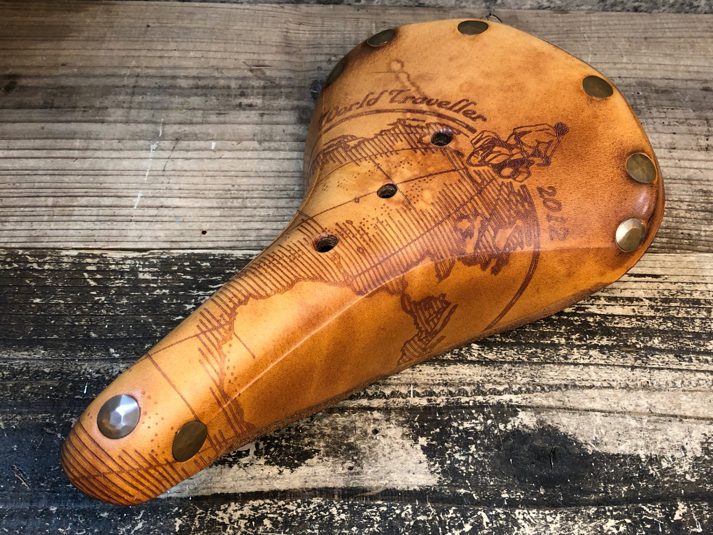 JC025 ブルックス BROOKS B17 Select World Traveller 2012 サドル レザー