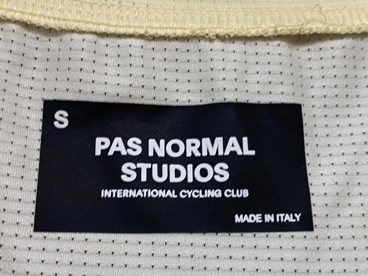 JC427 パスノーマルスタジオ Pas Normal Studios | Men's Solitude Jersey SS20 半袖 サイクルジャージ オフホワイト S