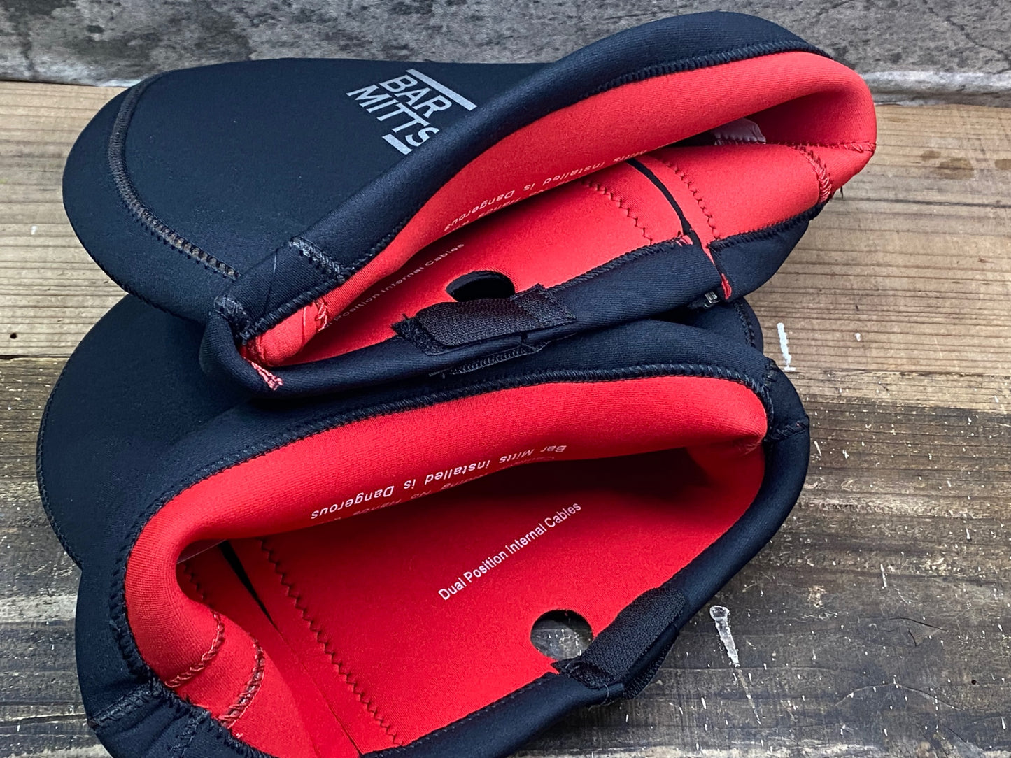 IQ158 バーミッツ BAR MITTS ドロップハンドル カバー 黒