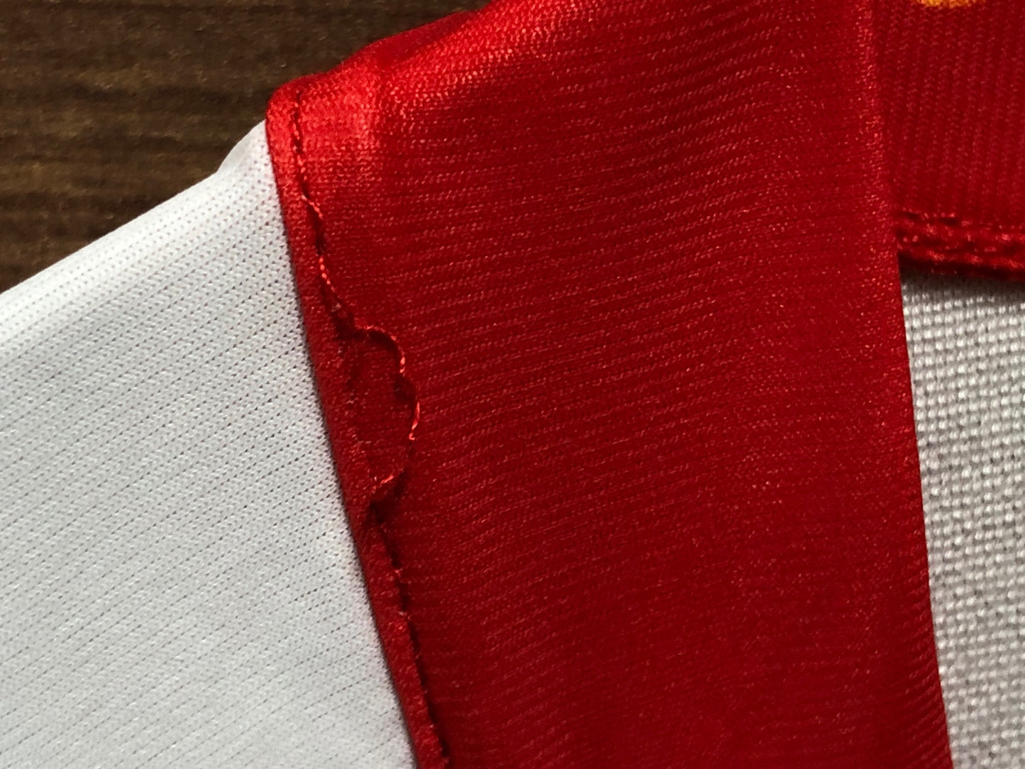 IS971 Fma 半袖 サイクルジャージ 白 赤 L