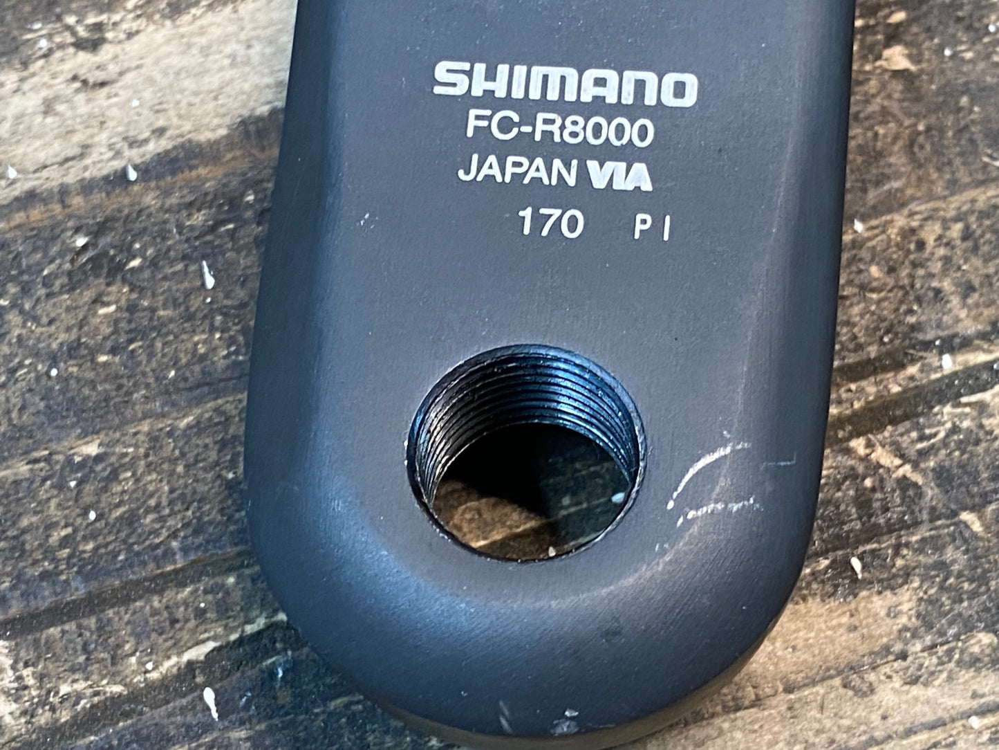IU916 パイオニア Pioneer SGY-PW510A シマノ SHIMANO アルテグラ ULTEGRA FC-R8000 左クランク パワーメーター 170mm 左のみ ※計測不良品のためジャンク
