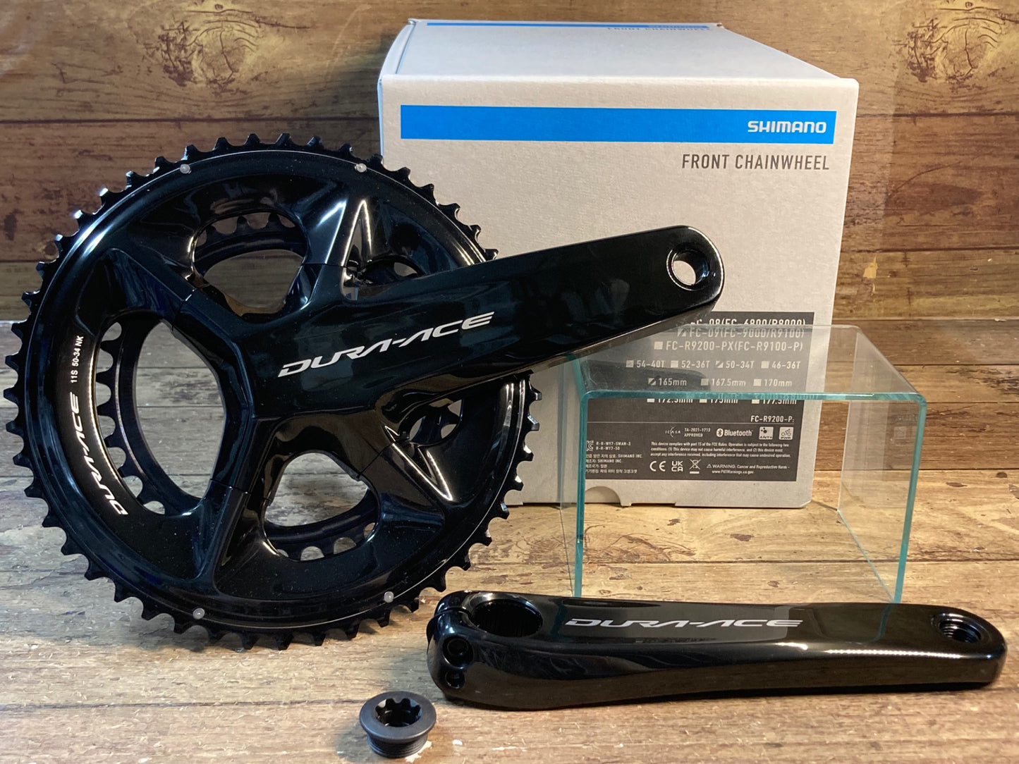 IA878 シマノ SHIMANO デュラエース DURA-ACE FC-09 クランクセット 165mm 50/34T 未使用品