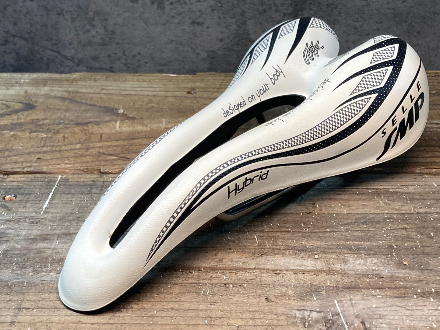 IN420 Selle SMP ハイブリッド Hybrid サドル ステンレスレール ホワイト
