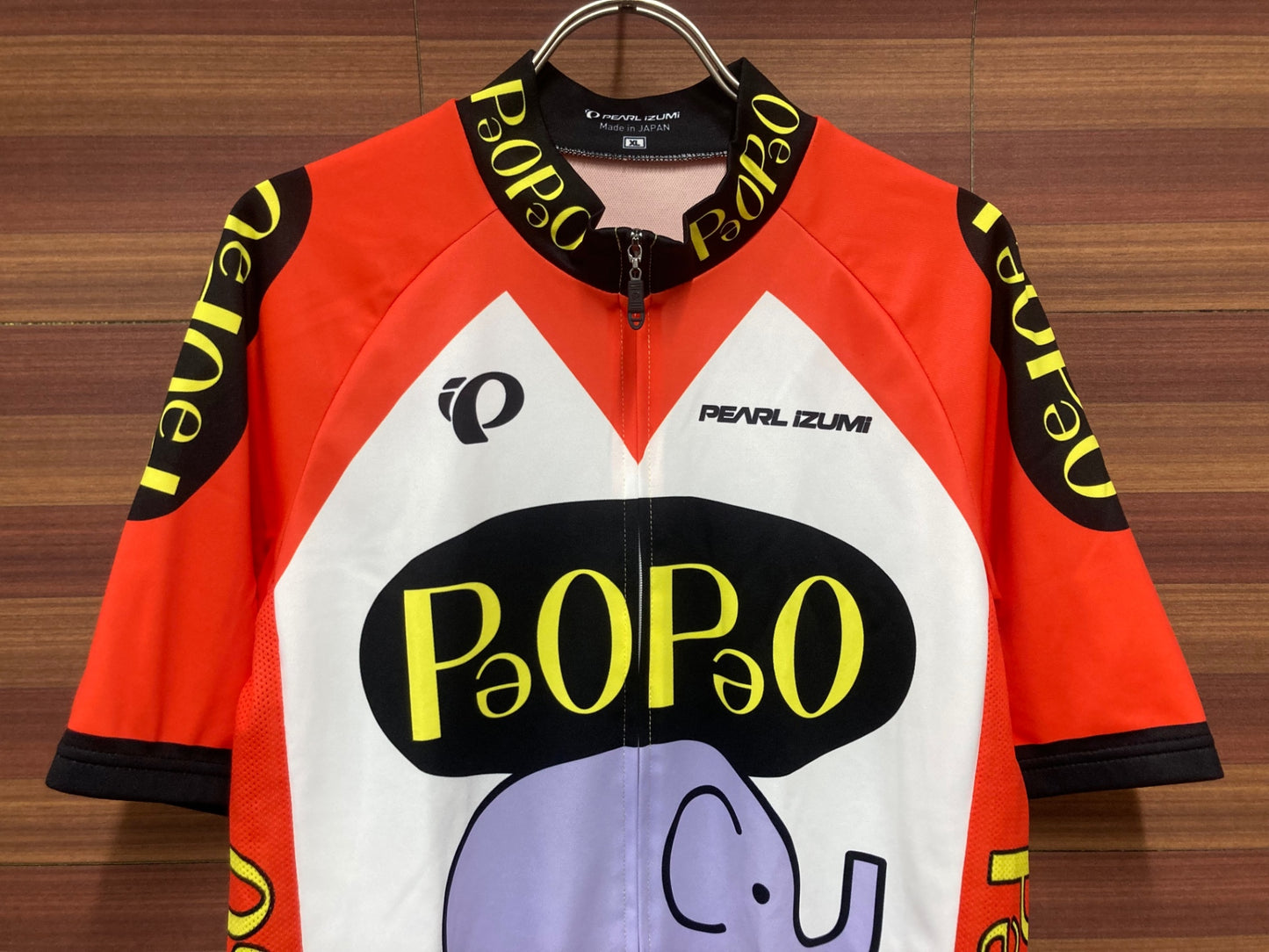 IP644 パールイズミ PEARL IZUMI PAOPAO 半袖 サイクルジャージ 白 XLサイズ
