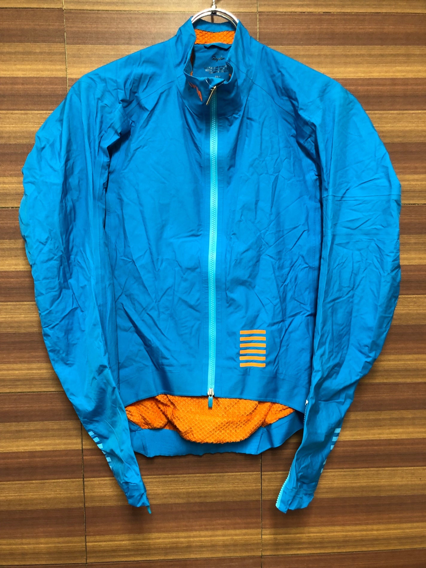 IM239 ラファ Rapha PRO TEAM INSULATED RAIN JACKET 長袖 レインジャケット 水色 S