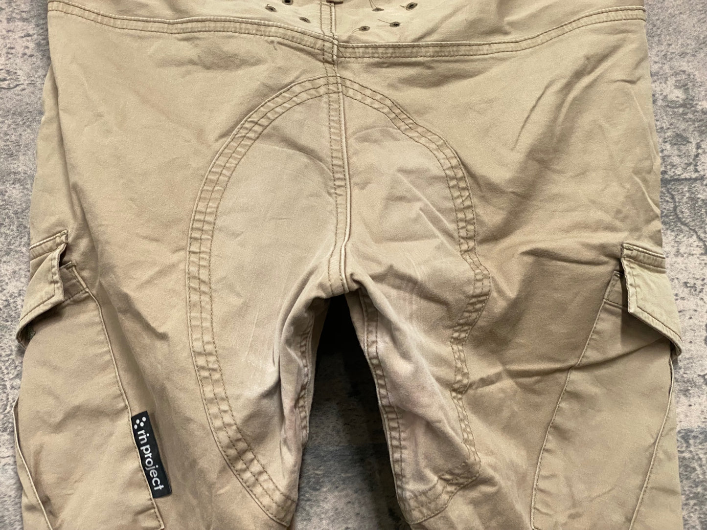 JA355 リンプロジェクト rinproject サイクルトラウザー 5分丈 サイクルパンツ M ベージュ