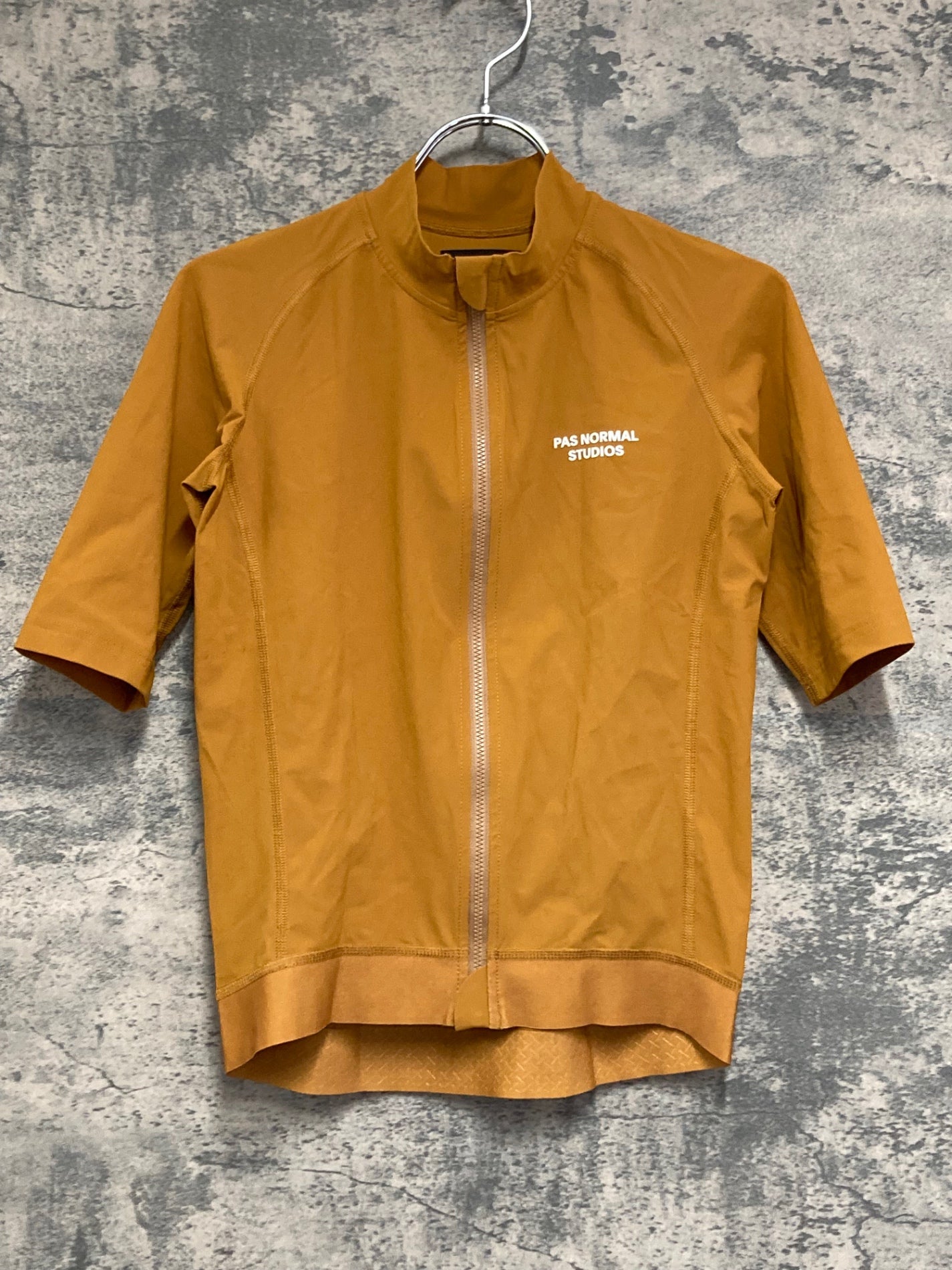 IY162 パスノーマルスタジオ PAS NORMAL STUDIOS 半袖 サイクルジャージ S キャメル