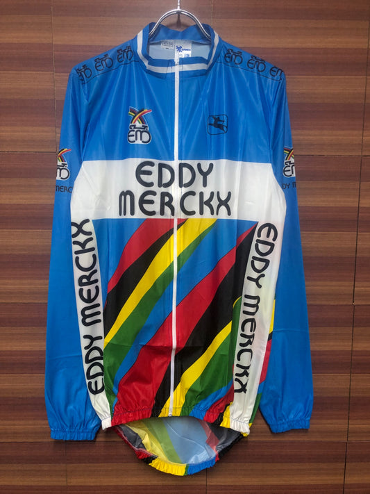 ID341 ジョルダーナ GIORDANA 長袖サイクルジャージ 青 M Eddy Merckx ビンテージ