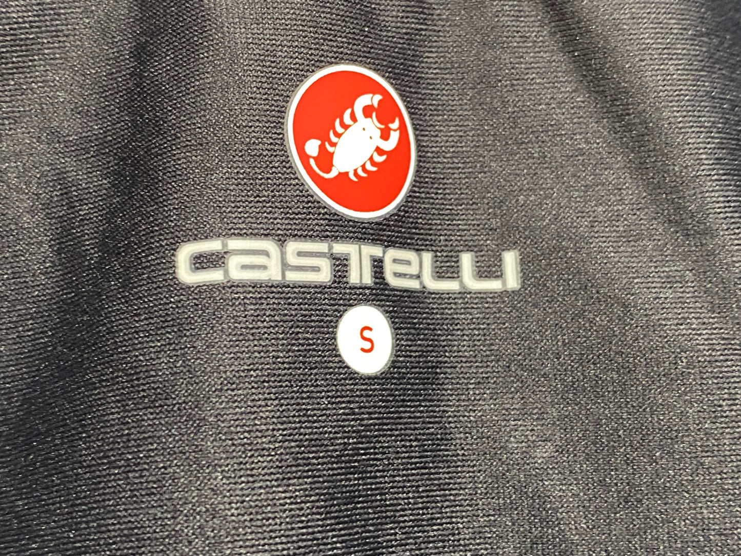IZ468 カステリ CASTELLI ROSSOCORSA BODY PAINT ジレ サイクルベスト 黒 S