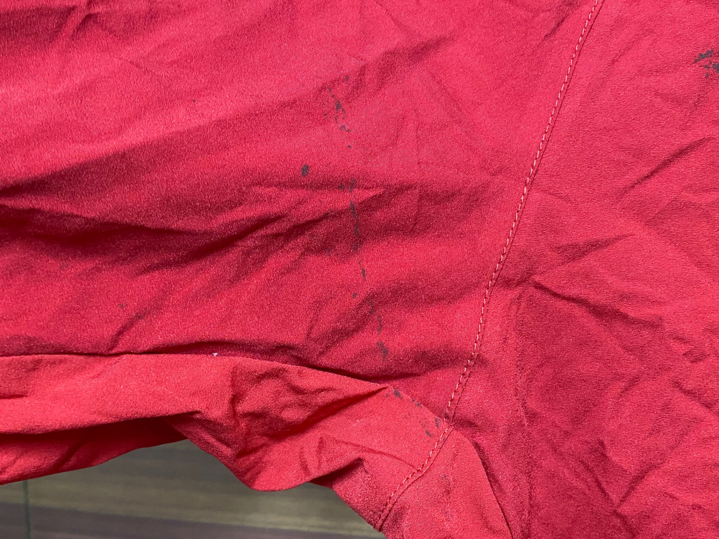 IN606 ラファ Rapha CLASSIC RAIN JACKET 長袖 サイクルジャケット 赤 ※サイズ不明、ジッパー引手破損