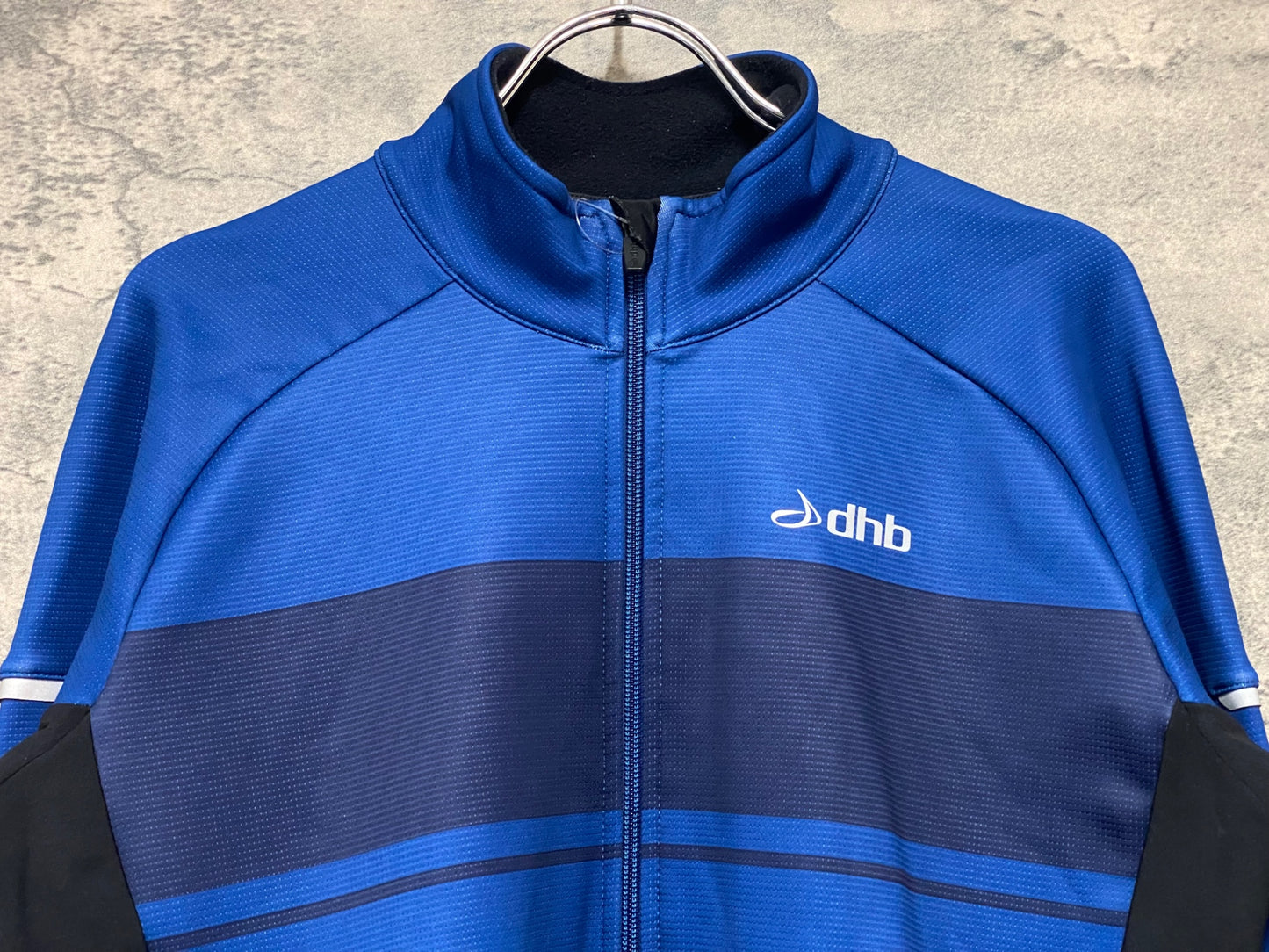 JA386 dhb 長袖 サイクルジャケット 青 サイズ不明 裏起毛 L相当