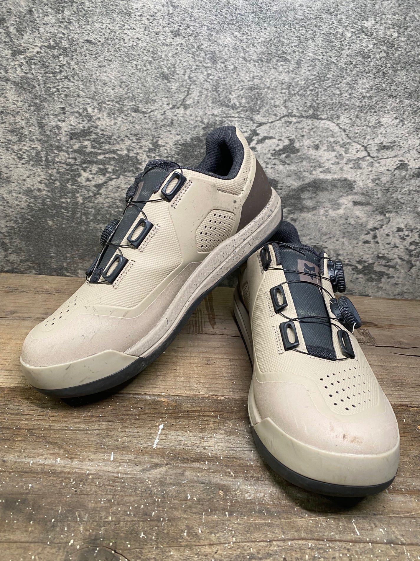 IO307 フォックス FOX UNION BOA MTB ビンディングシューズ 茶 EU40 SPD