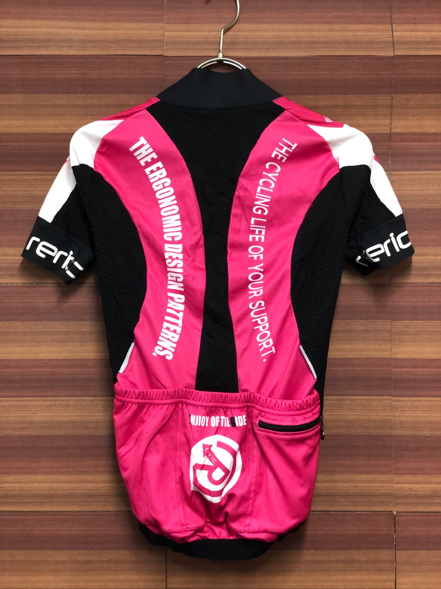 IO329 レリック RERIC レディース 半袖 サイクルジャージ ピンク S