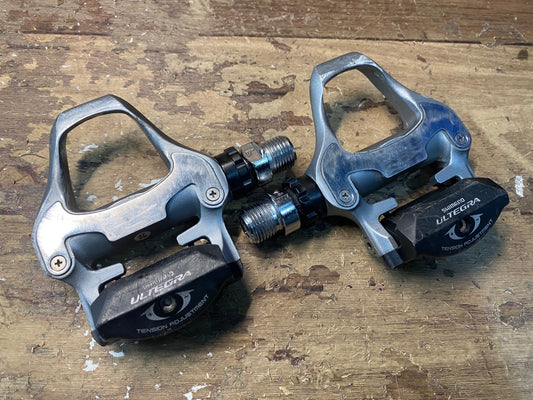 II843 シマノ SHIMANO アルテグラ ULTEGRA PD-6700 ビンディングペダル SPD-SL シャフト回転スムース