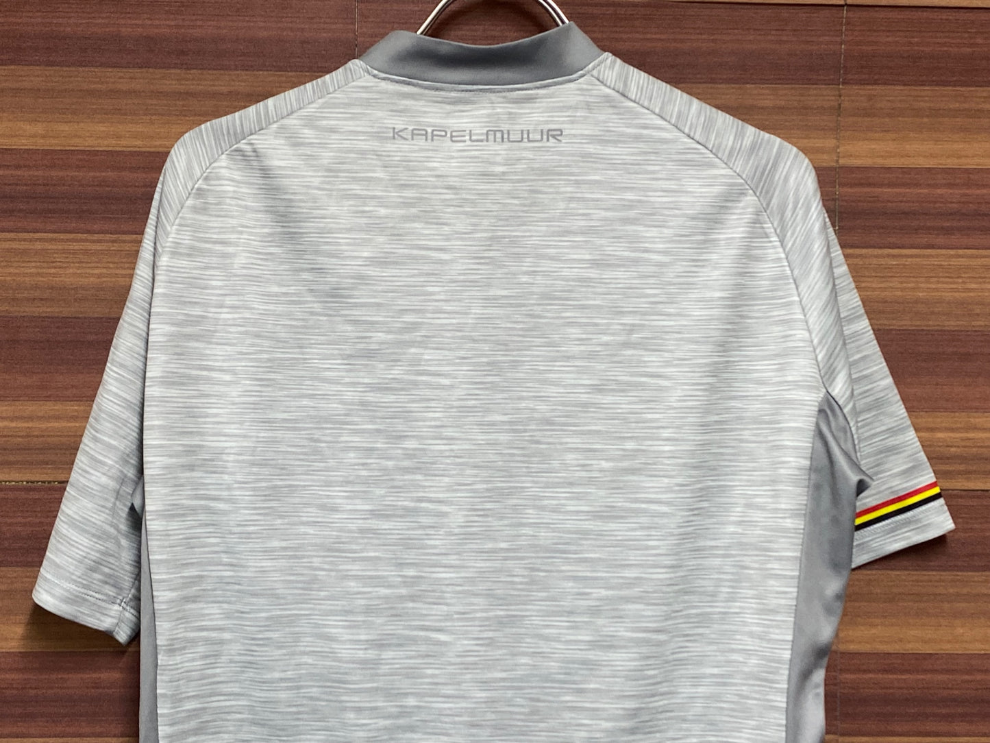 IQ813 カペルミュール kapelmuur 半袖サイクルジャージ グレー ASIA L
