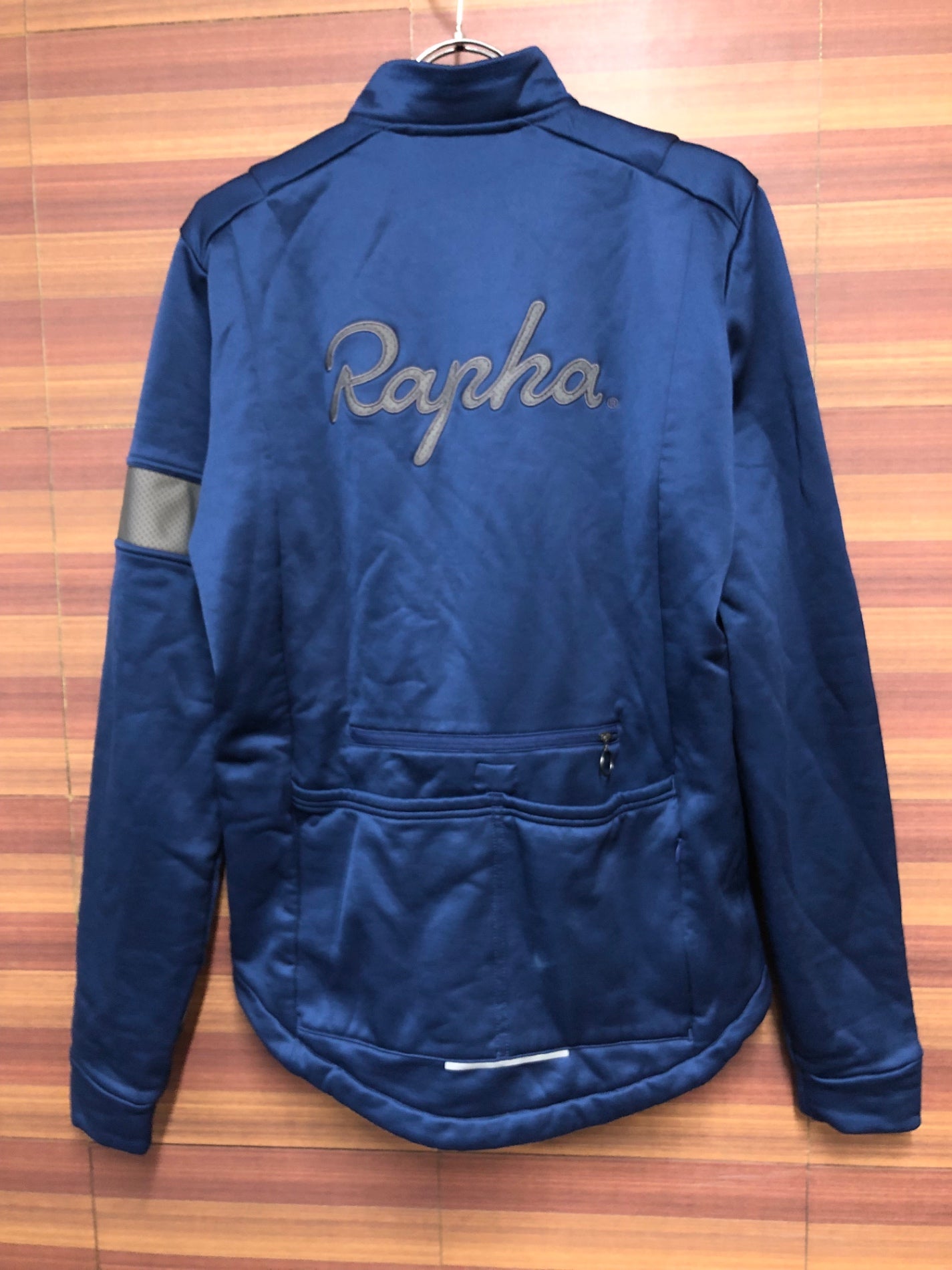 HR200 ラファ Rapha WINTER JERSEY 長袖 紺 L 裏起毛