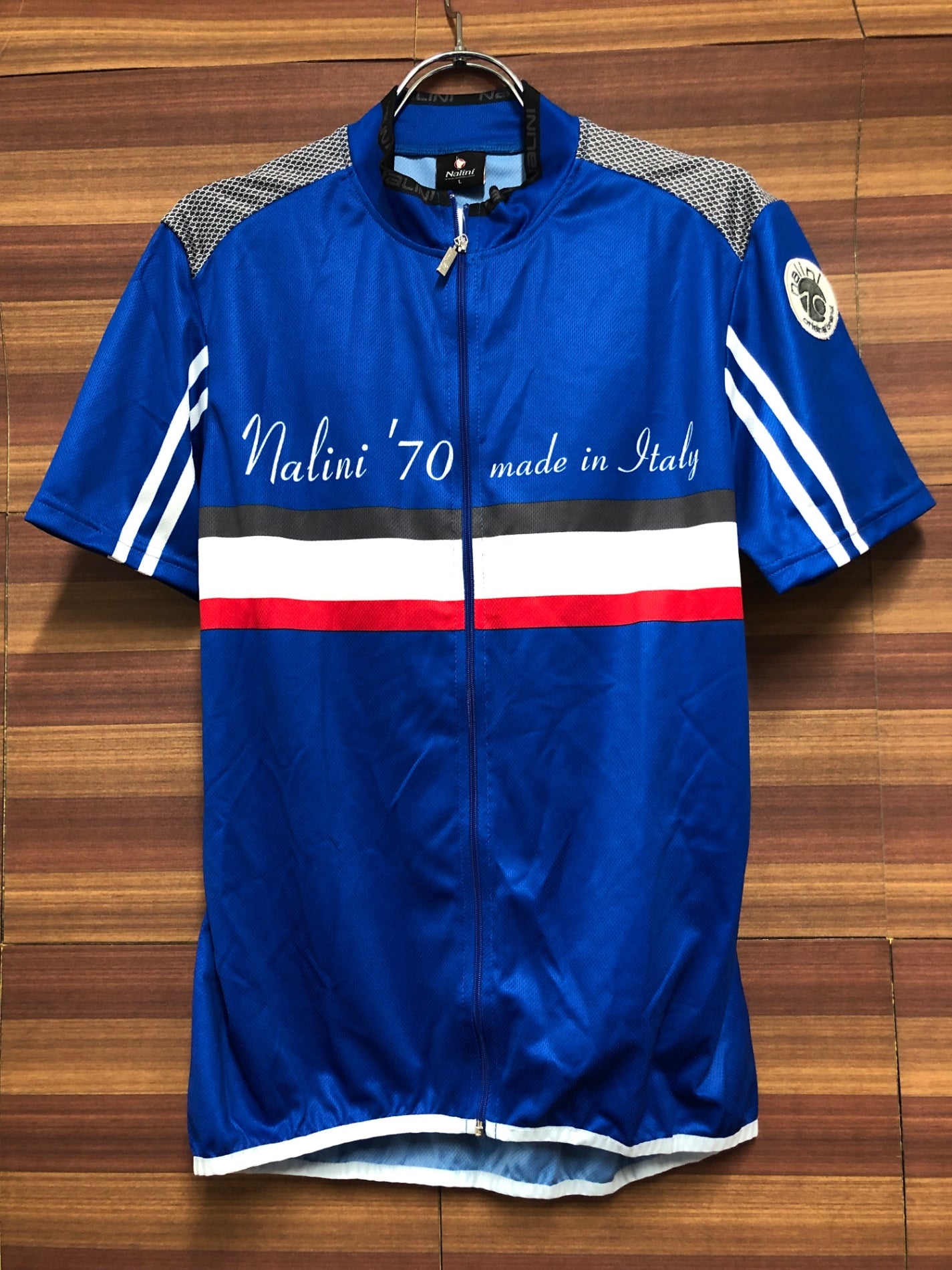 IM211 ナリーニ Nalini 半袖 サイクルジャージ 青 L