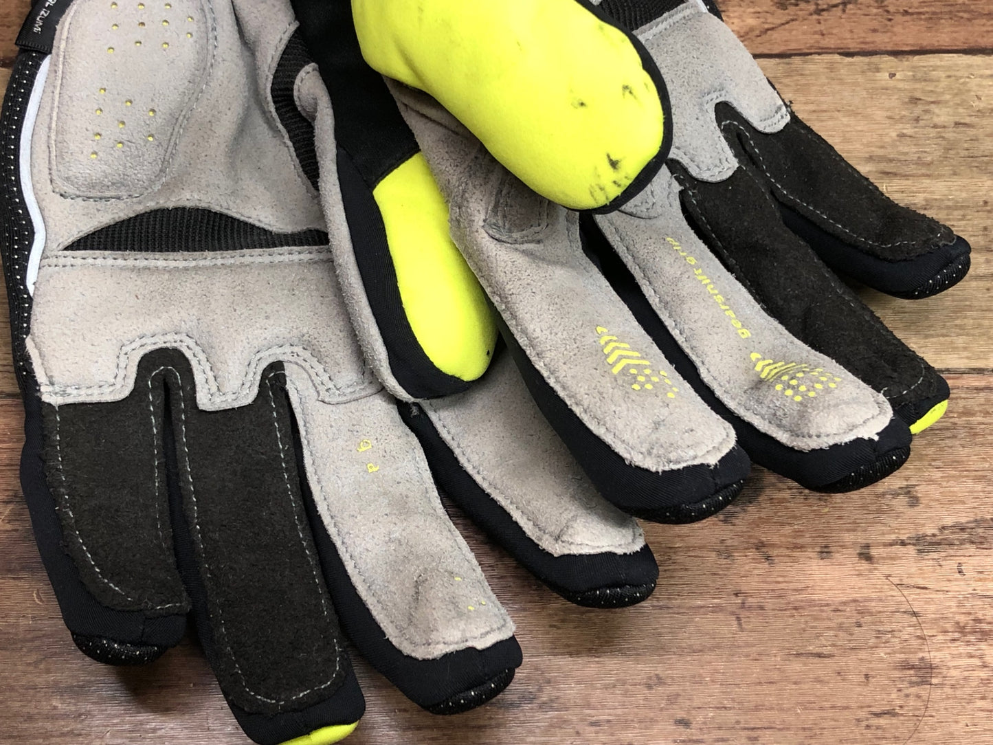 IM168 パールイズミ PEARL iZUMi 長指 グローブ 黒 黄 M 裏起毛 厚手