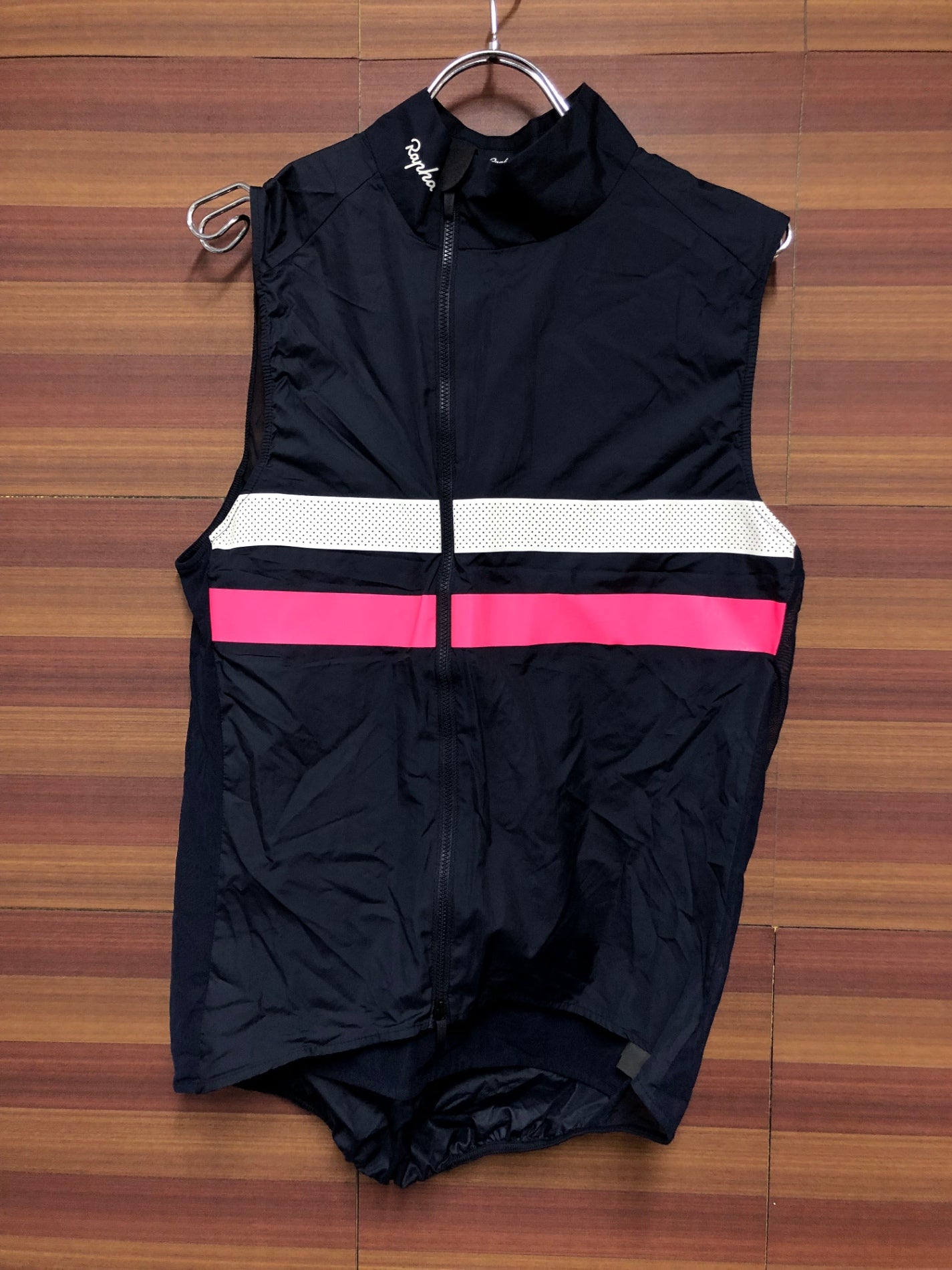 IN411 ラファ Rapha BREVET GILET WITH POCKETS サイクルベスト ジレ 紺 M