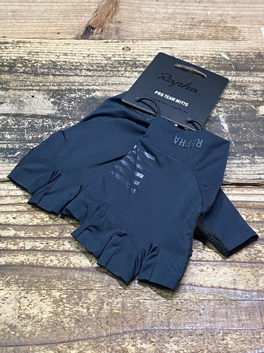 JD329 ラファ Rapha PRO TEAM MITS サイクルグローブ 黒 M