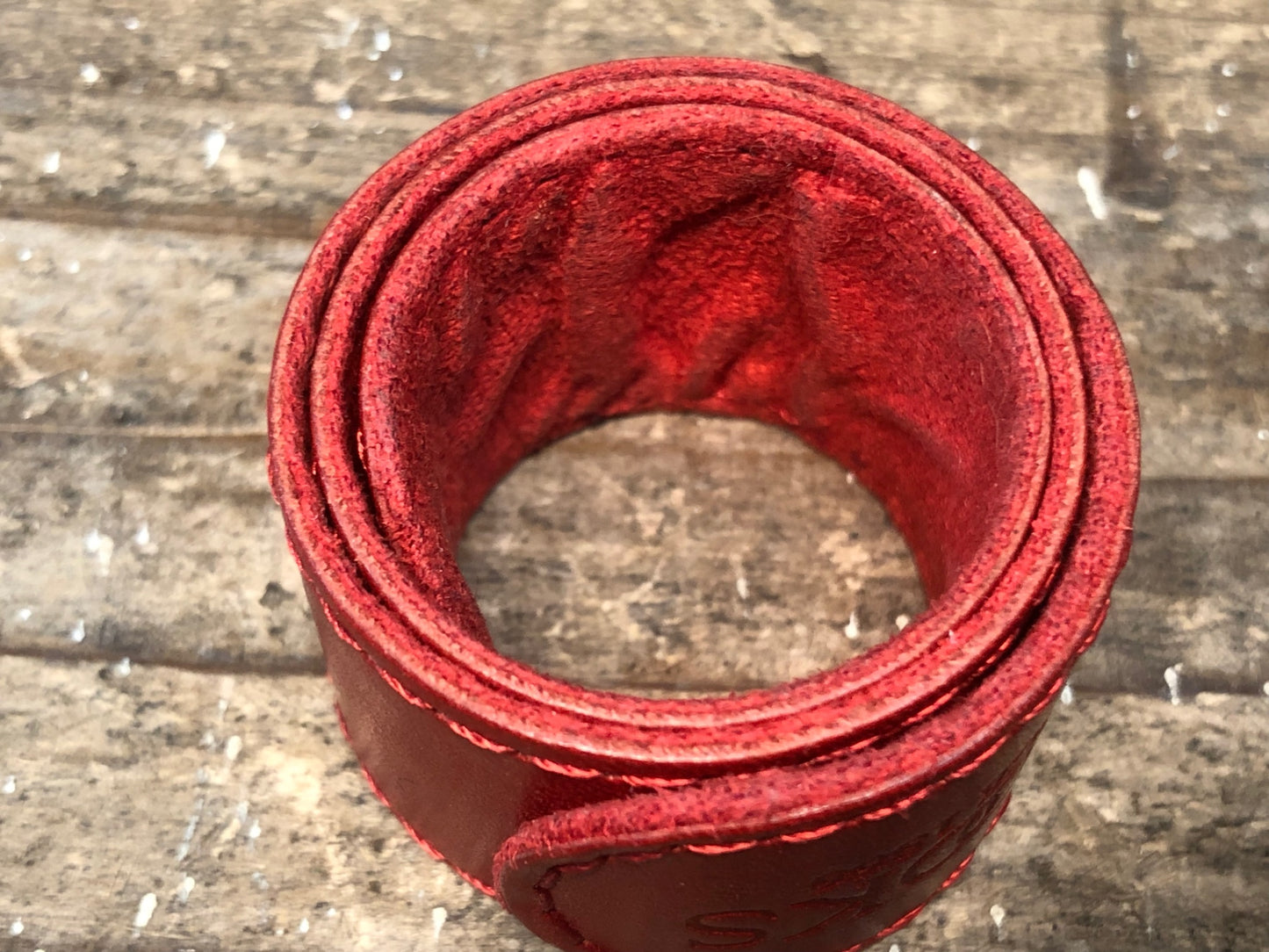 IR039 ブルックス BROOKS TROUSER STRAP アンクルバンド 赤