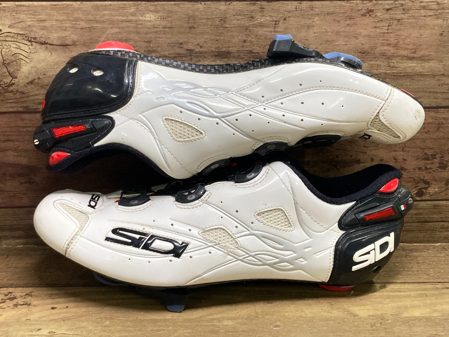 IJ885 シディ SIDI SCARPE SHOT ビンディングシューズ 白 EU43 SPD-SL