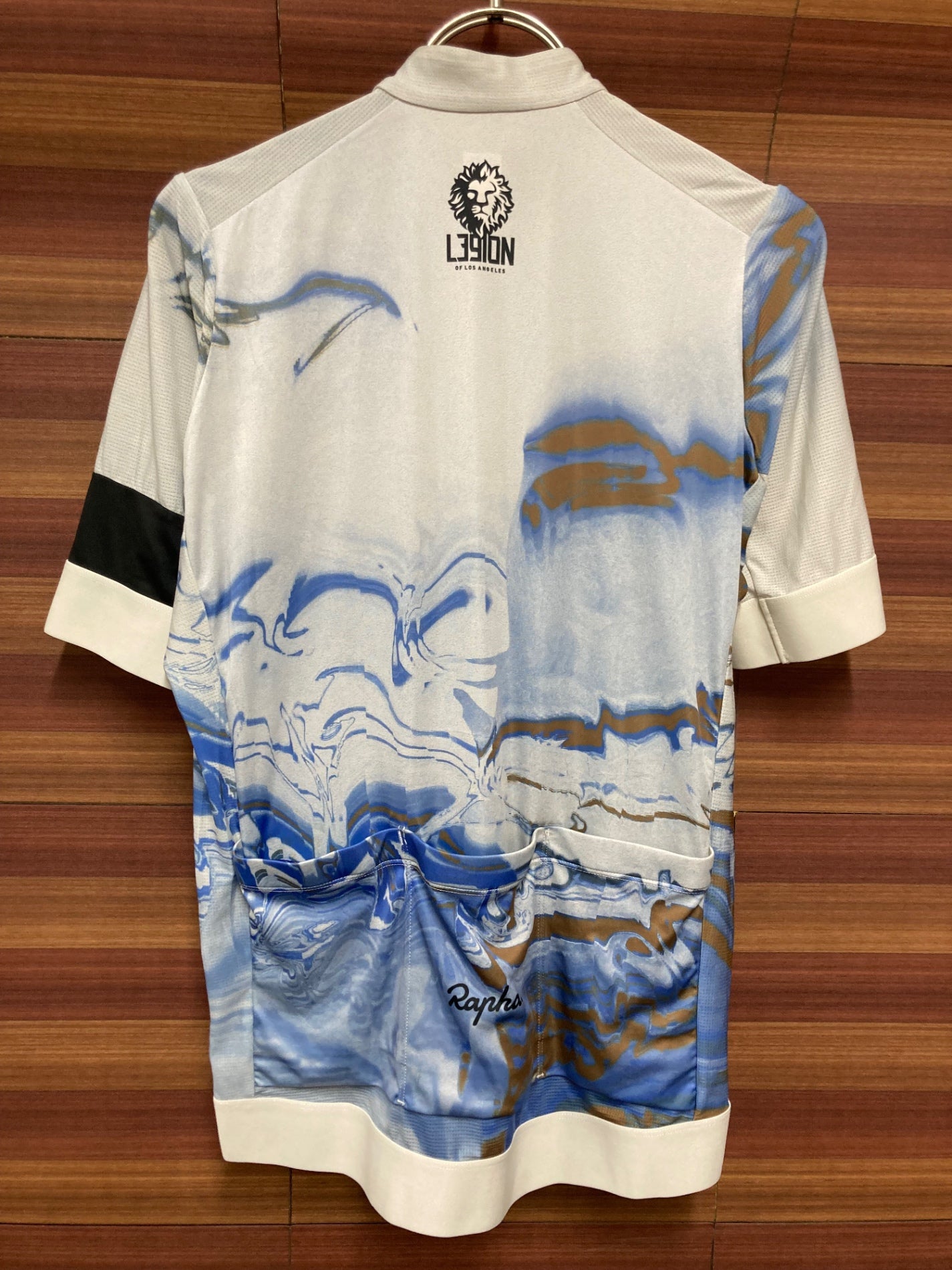 IU650 ラファ Rapha LEGION PRO TEAM TRAINING JERSEY 半袖 サイクルジャージ M 白