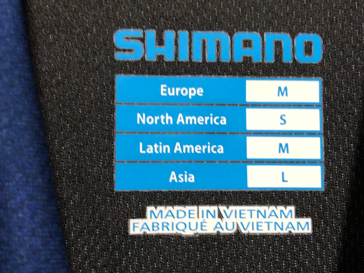 IL998 シマノ SHIMANO 半袖サイクルジャージ 青 ASIA L