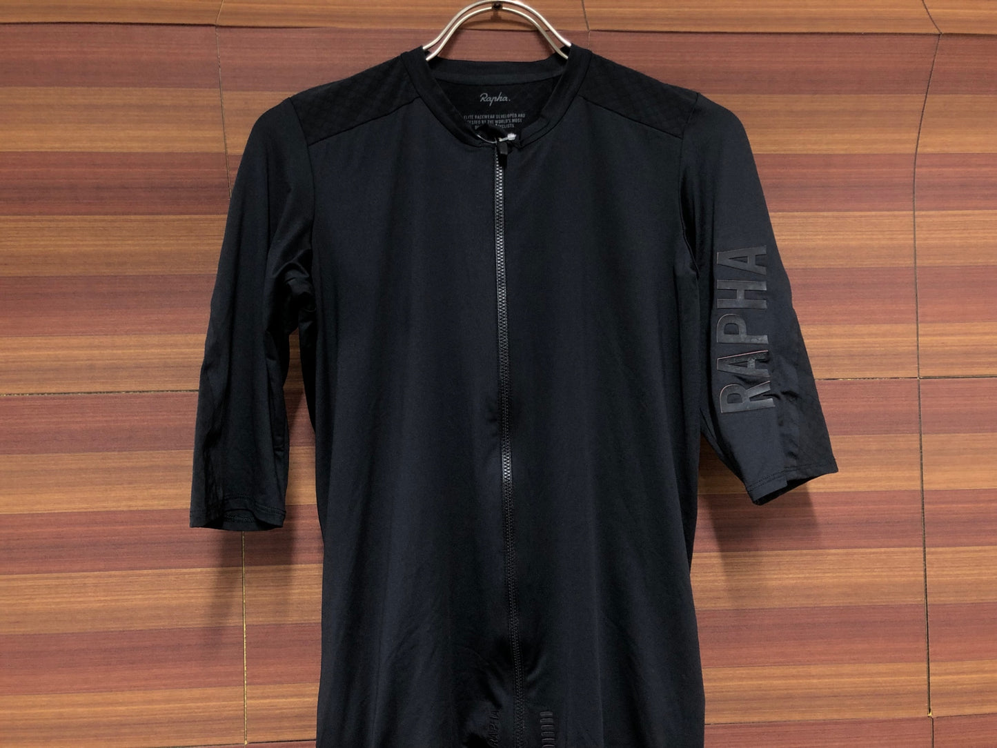 IL249 ラファ Rapha PRO TEAM AERO JERSEY Ⅱ 半袖 サイクルジャージ 黒 L