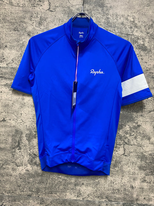 IY747 ラファ Rapha CORE JERSEY 半袖 サイクルジャージ 青 S