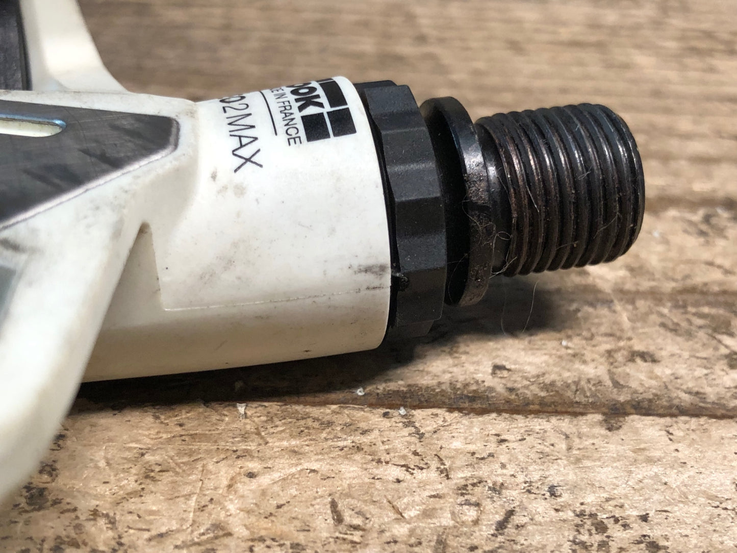 IZ666 ルック LOOK ケオ KEO2 MAX ビンディングペダル クロモリシャフト 白