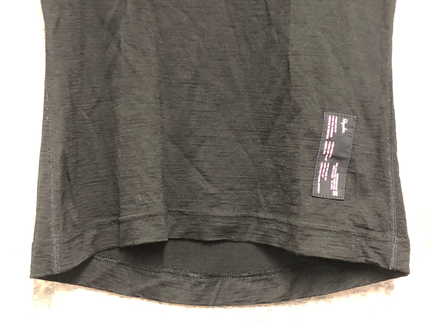 IS759 ラファ Rapha MERINO BASE LAYER 半袖 ベースレイヤー 黒 XXS