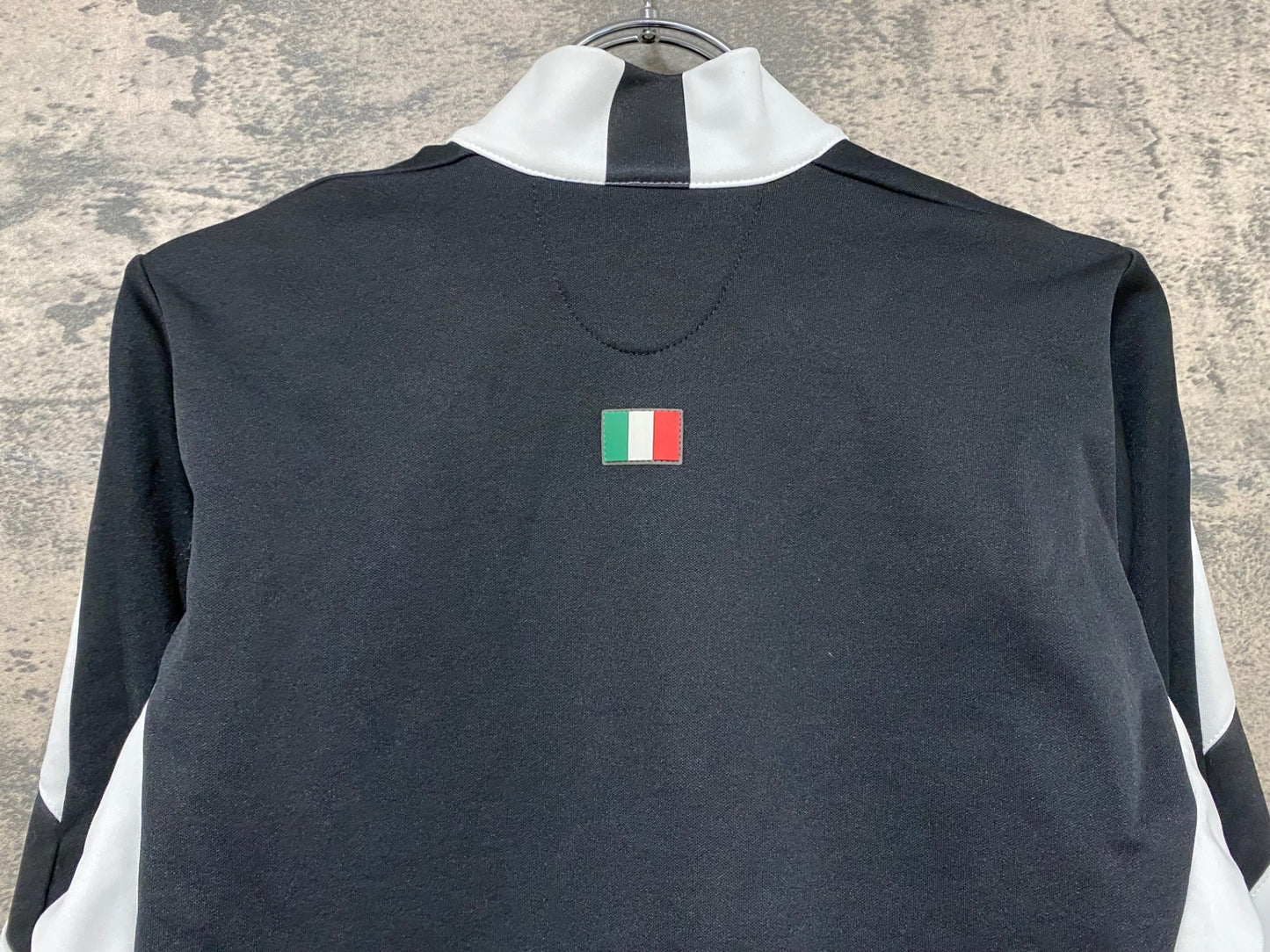 JA258 カステリ CASTELLI 長袖 サイクルジャージ 白 黒 M 裏起毛