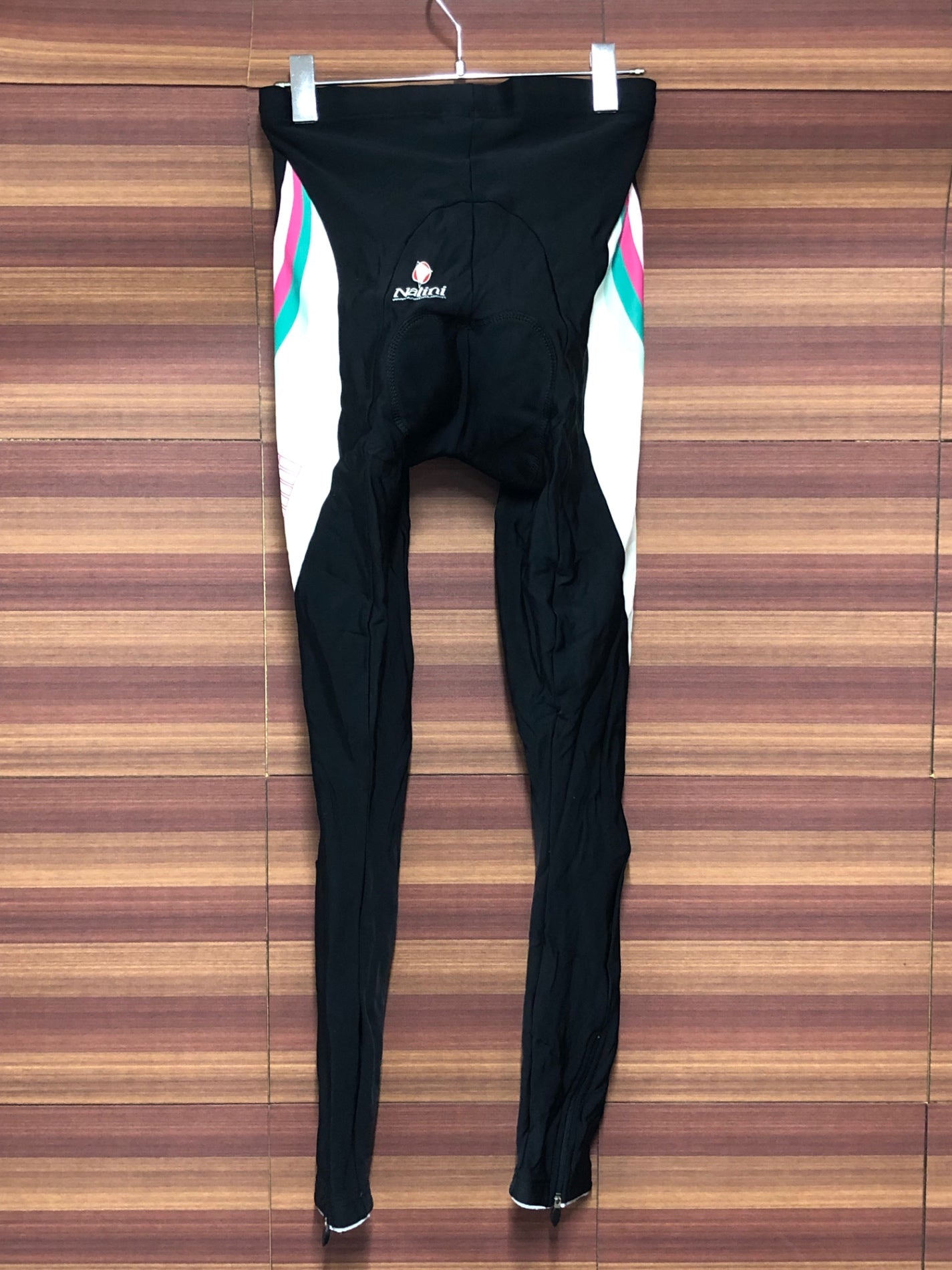 IR694 ナリーニ Nalini レーサータイツ 黒 M 裏起毛