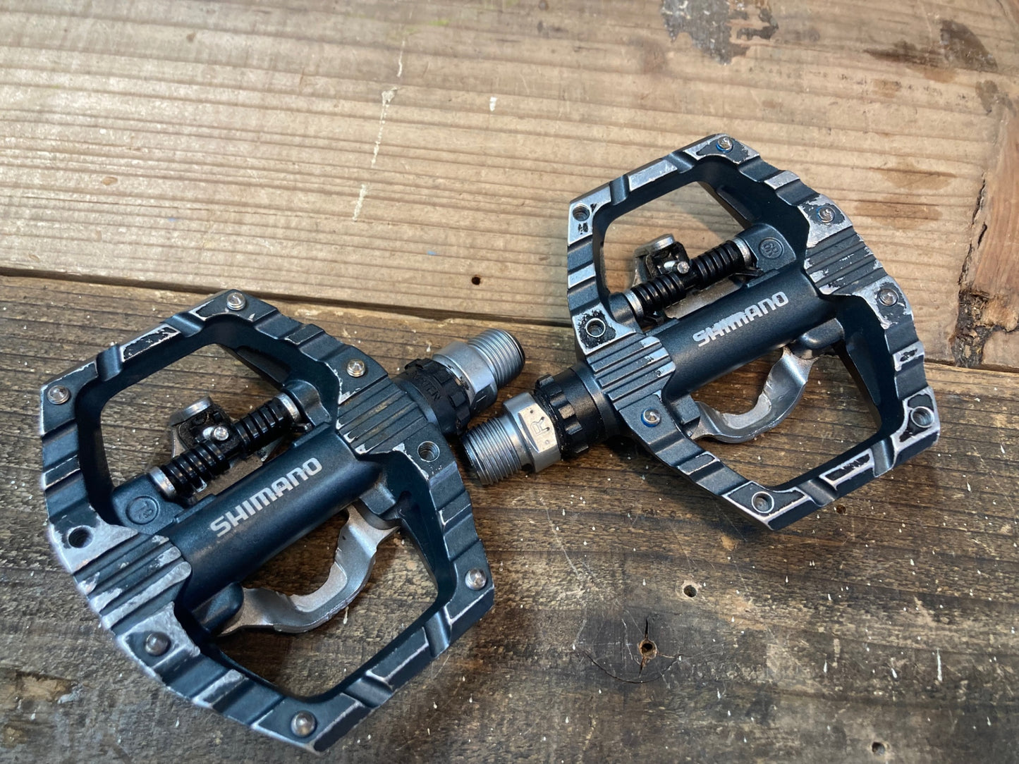 IO977 シマノ SHIMANO PD-EH500 ビンディングペダル SPD ※傷あり