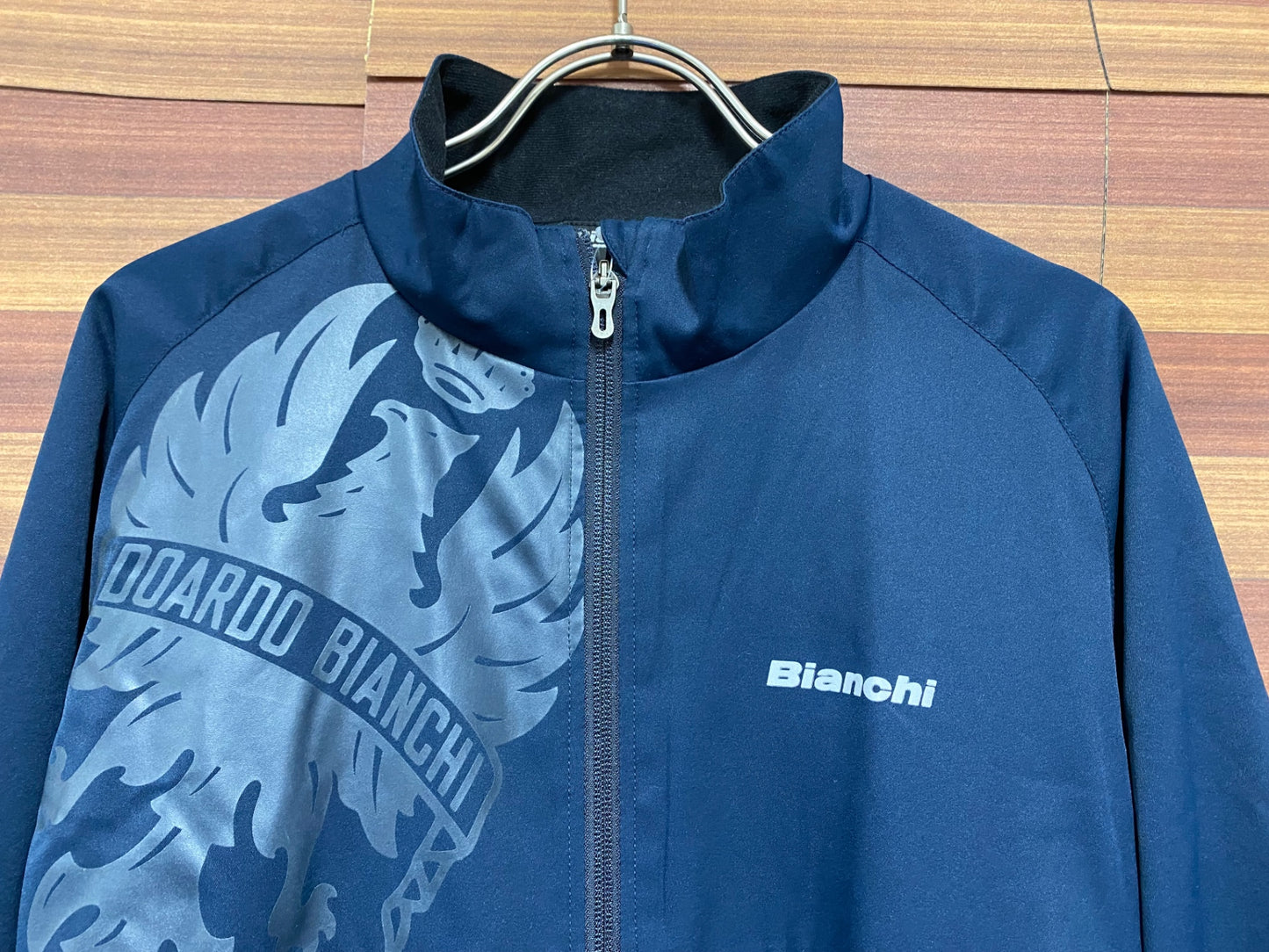 IT163 ビアンキ BIANCHI 長袖 サイクルジャケット ネイビー L
