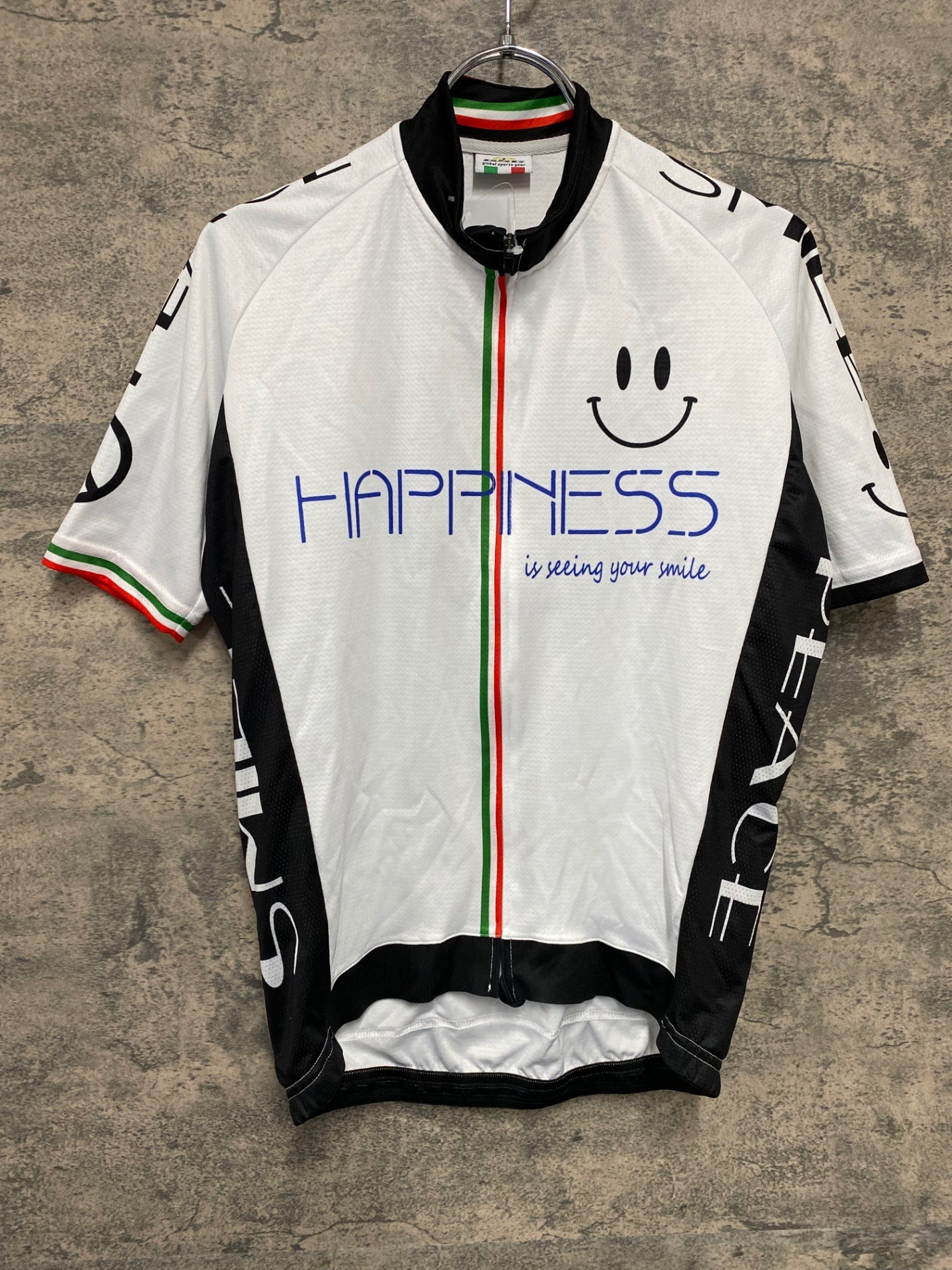 JA259 ジェッセージ GSG 半袖 サイクルジャージ 白 M