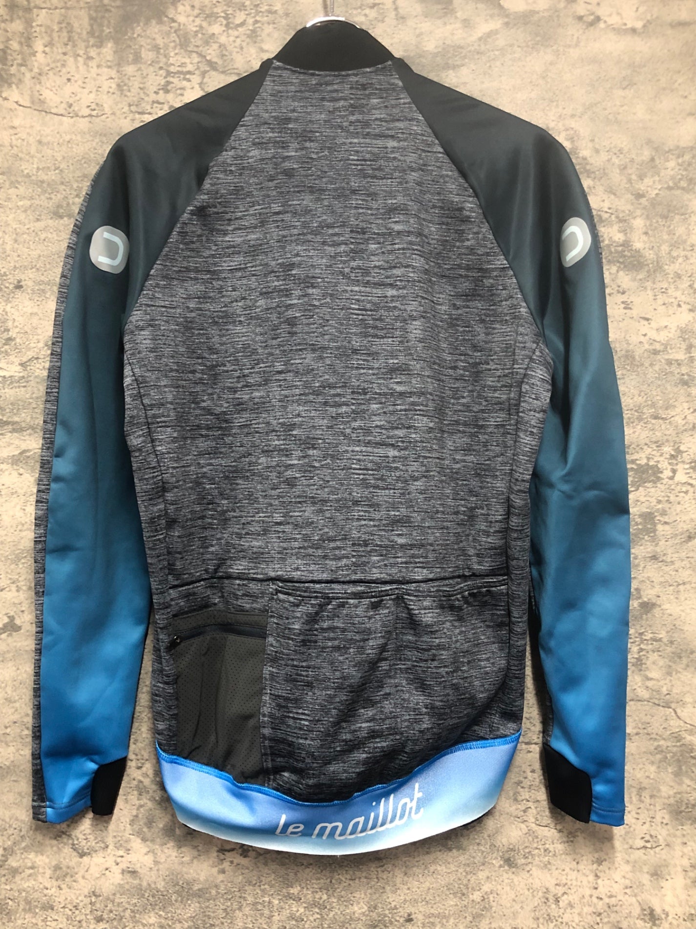 IV209 ドットアウト DOTOUT 長袖 サイクルジャケット グレー L 裏起毛