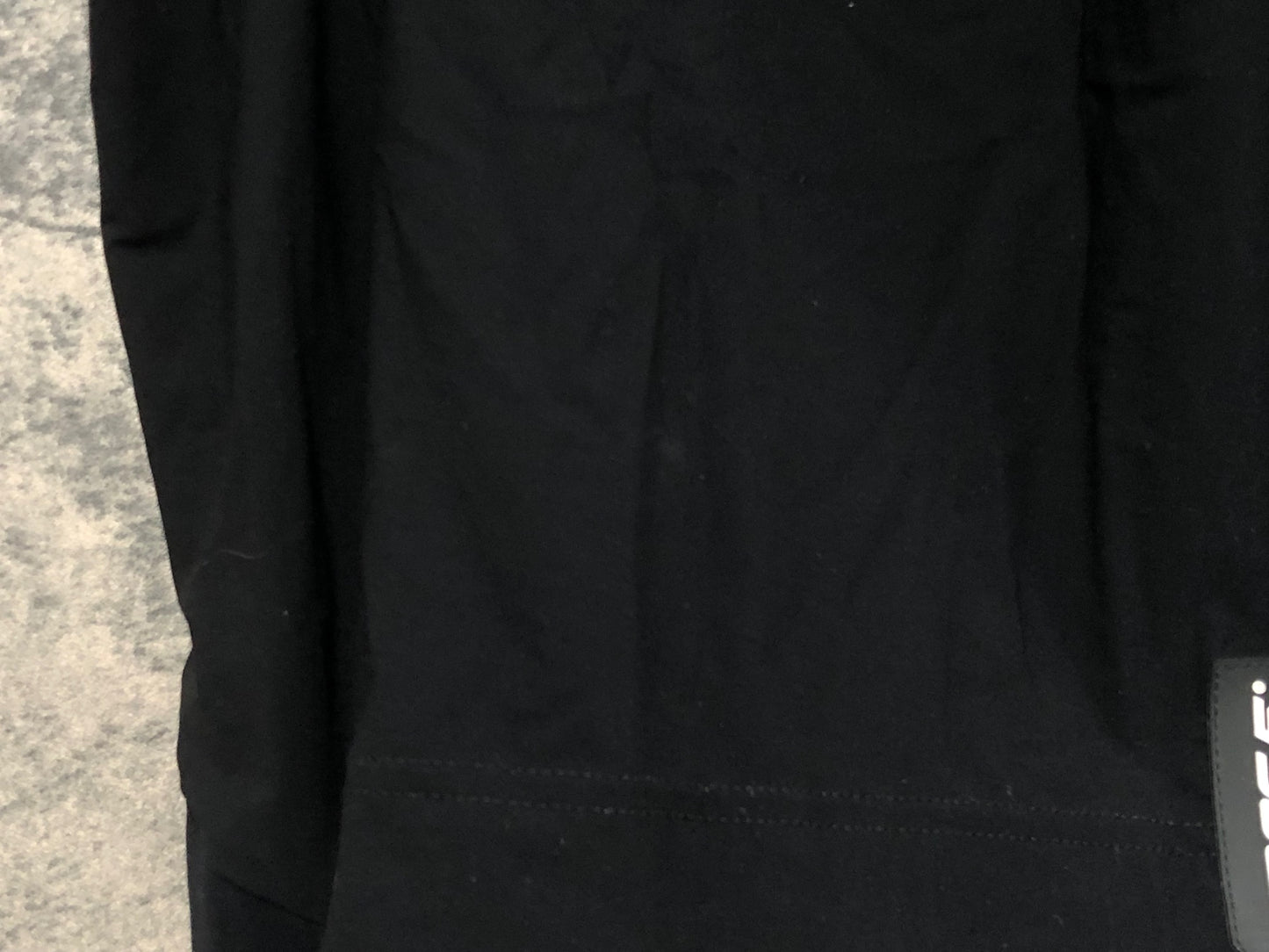 JC233 Q36.5 ジレ サイクルベスト 黒 S 裏起毛