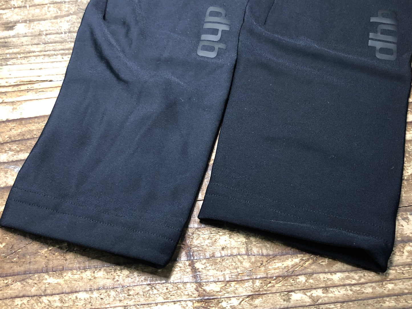 IU241 dhb レッグウォーマー 黒 S 裏起毛