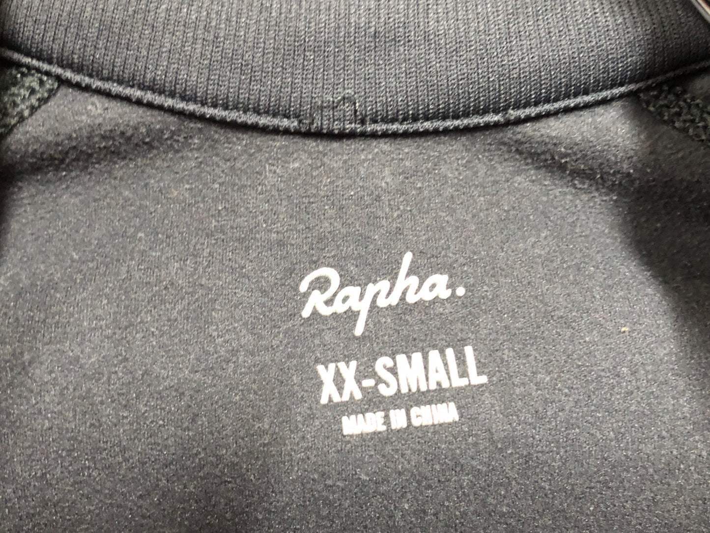 IE328 ラファ Rapha WOMEN'S LONG SLEEVE CORE JERSEY 長袖 サイクルジャージ グレー XXS 裏起毛