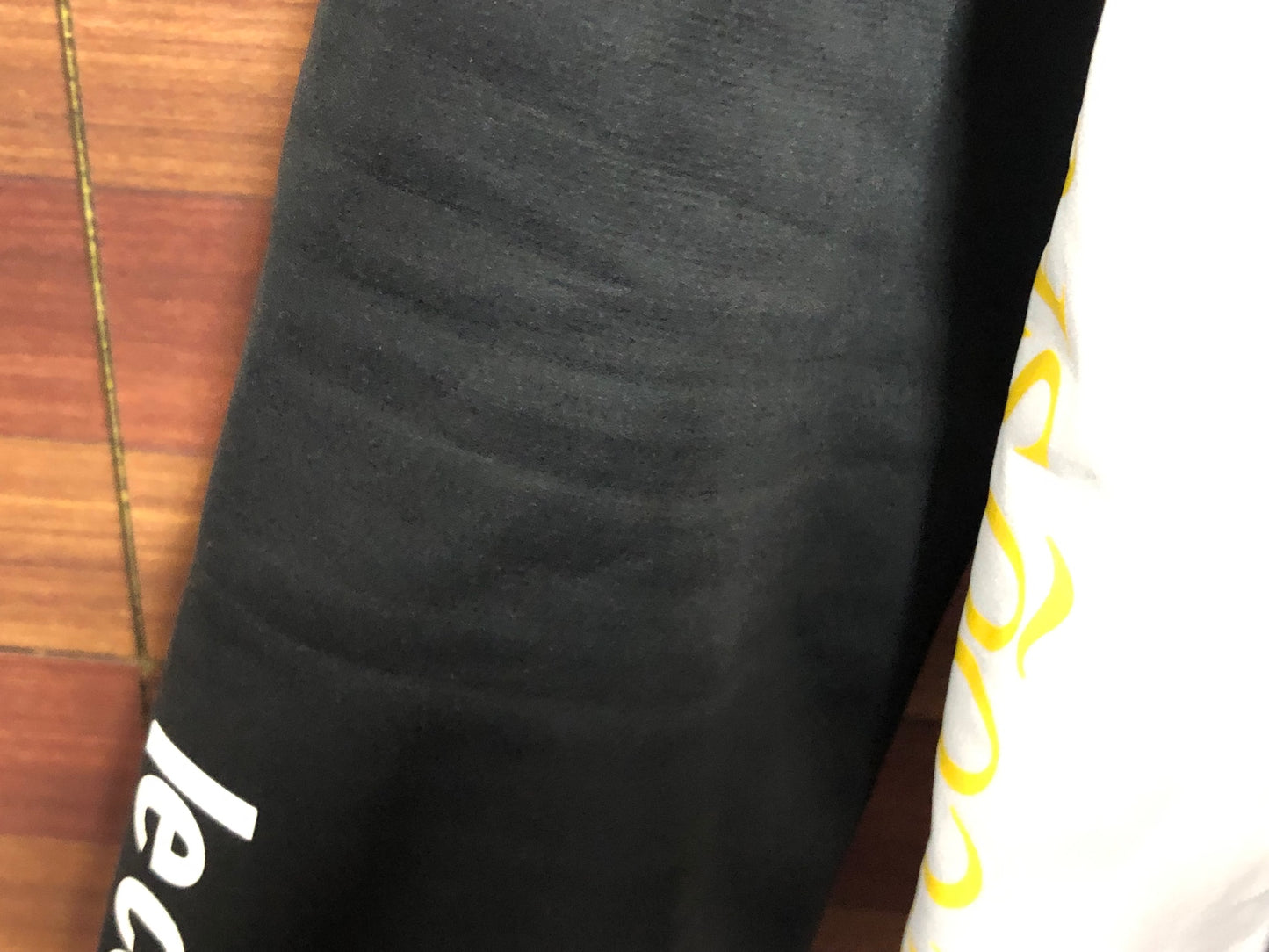 IO078 ルコックスポルティフ le coq sportif 長袖 サイクルジャケット 黒 白 O 裏起毛