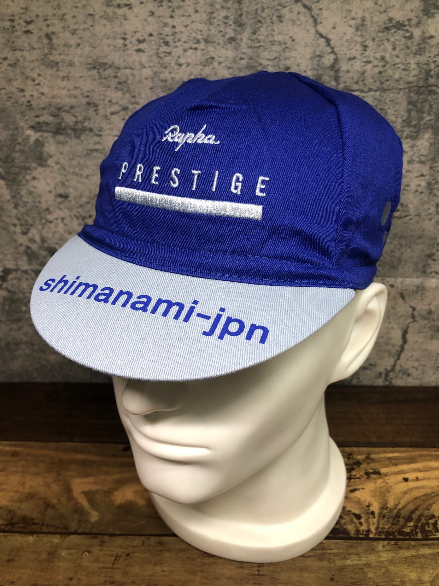 IT266 ラファ Rapha サイクルキャップ 青 グレー フリーサイズ shimanami-jpn