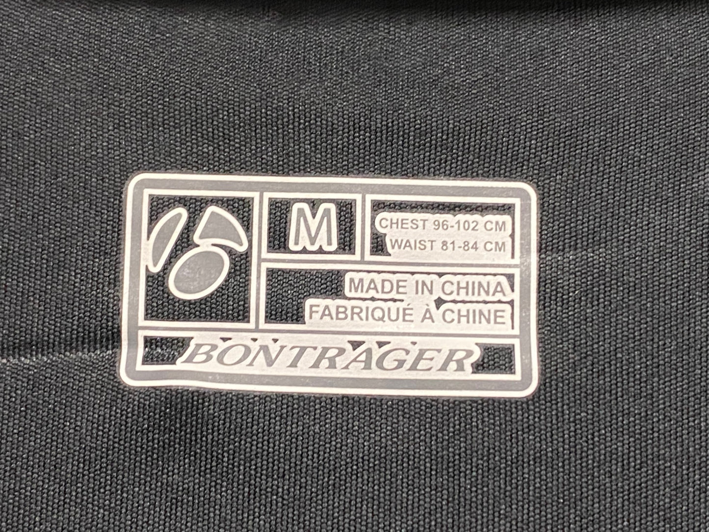 II303 ボントレガー BONTRAGER 半袖 サイクルジャージ 黒 M