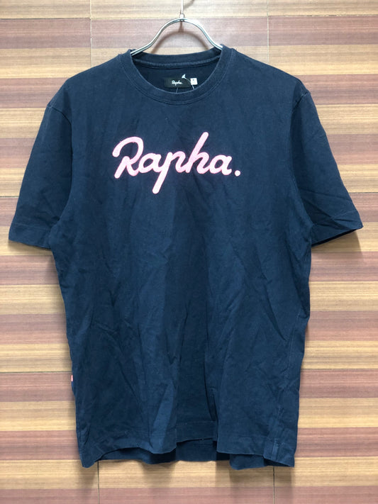 IJ419 ラファ Rapha LOGO T-SHIRT 半袖 Tシャツ 黒 M