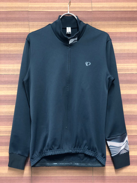 IO876 パールイズミ PEARL iZUMi 長袖 サイクルジャージ 裏起毛 黒 M