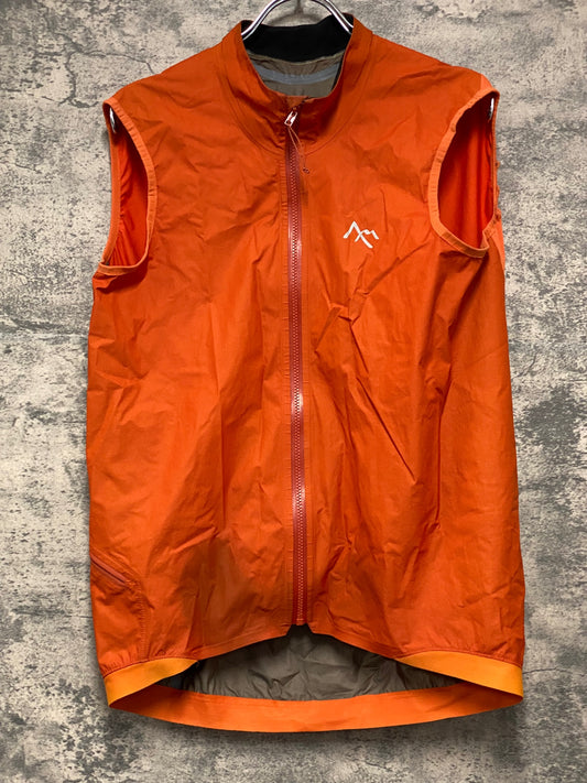 JB302 セブンメッシュ 7MESH サイクルベスト ジレ オレンジ S GORE WINDSTOPPER