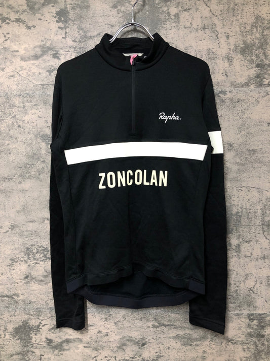 IY518 ラファ Rapha LONG SLEEVE CLIMBS JERSEY 長袖 サイクルジャージ 黒 M