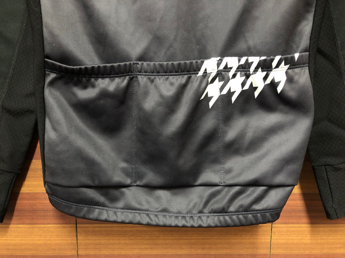 IM799 リオンドカペルミュール Lion de KAPELMUUR 長袖 サイクルジャージ S 黒 裏起毛