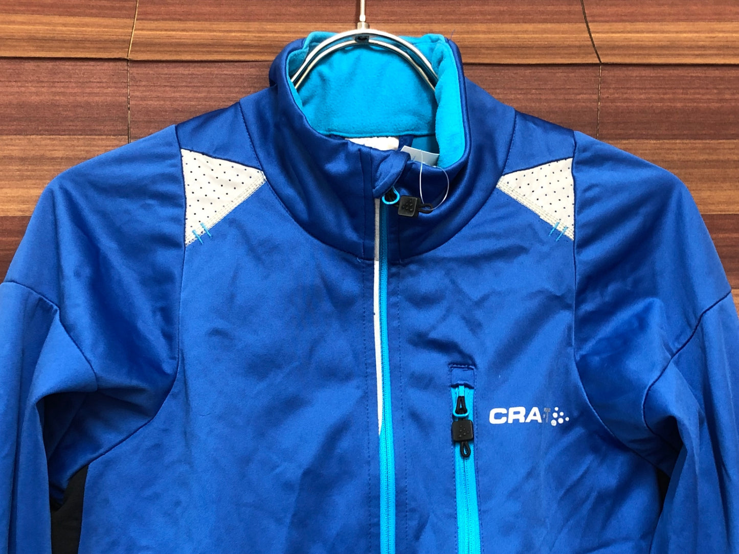 IR201 クラフト CRAFT 長袖サイクルジャケット 青 S 裏起毛